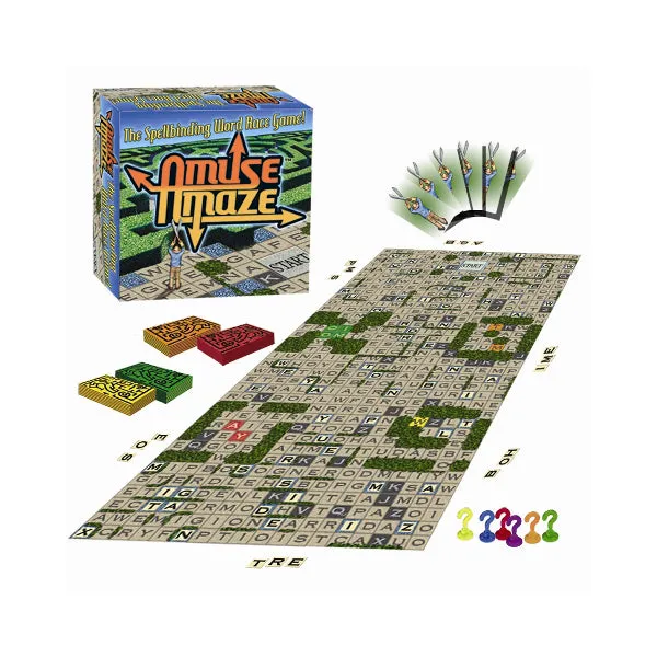 AmuseAmaze Word Strategy Maze Board Game