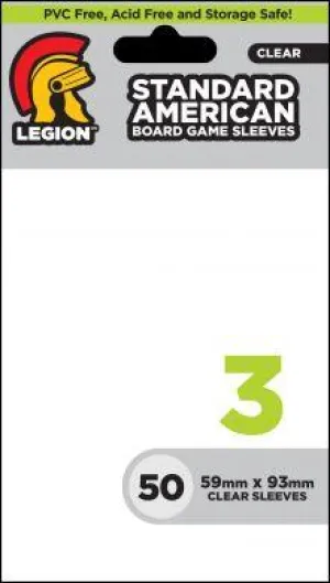 Board Game Sleeve 3: Standard American Card Sleeves (50)