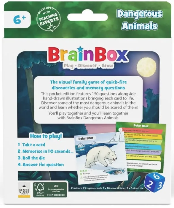 BrainBox Pocket Dangerous Animals