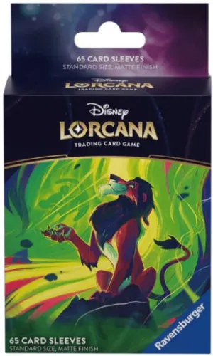 Disney Lorcana TCG Azurite Sea Sleeves Scar Vengeful Lion