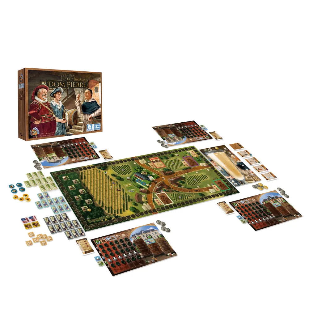 Dom Pierre Champagne Maison Strategy Board Game