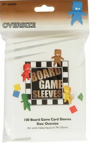 Dragon Shield Sleeves Board Game Clear Oversize (82x124mm)