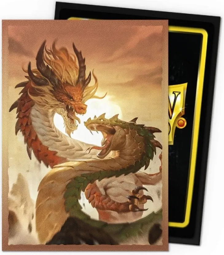 Dragon Shield Sleeves Matte Dual Art Chinese New Year 2025 Year of the Wood Snake