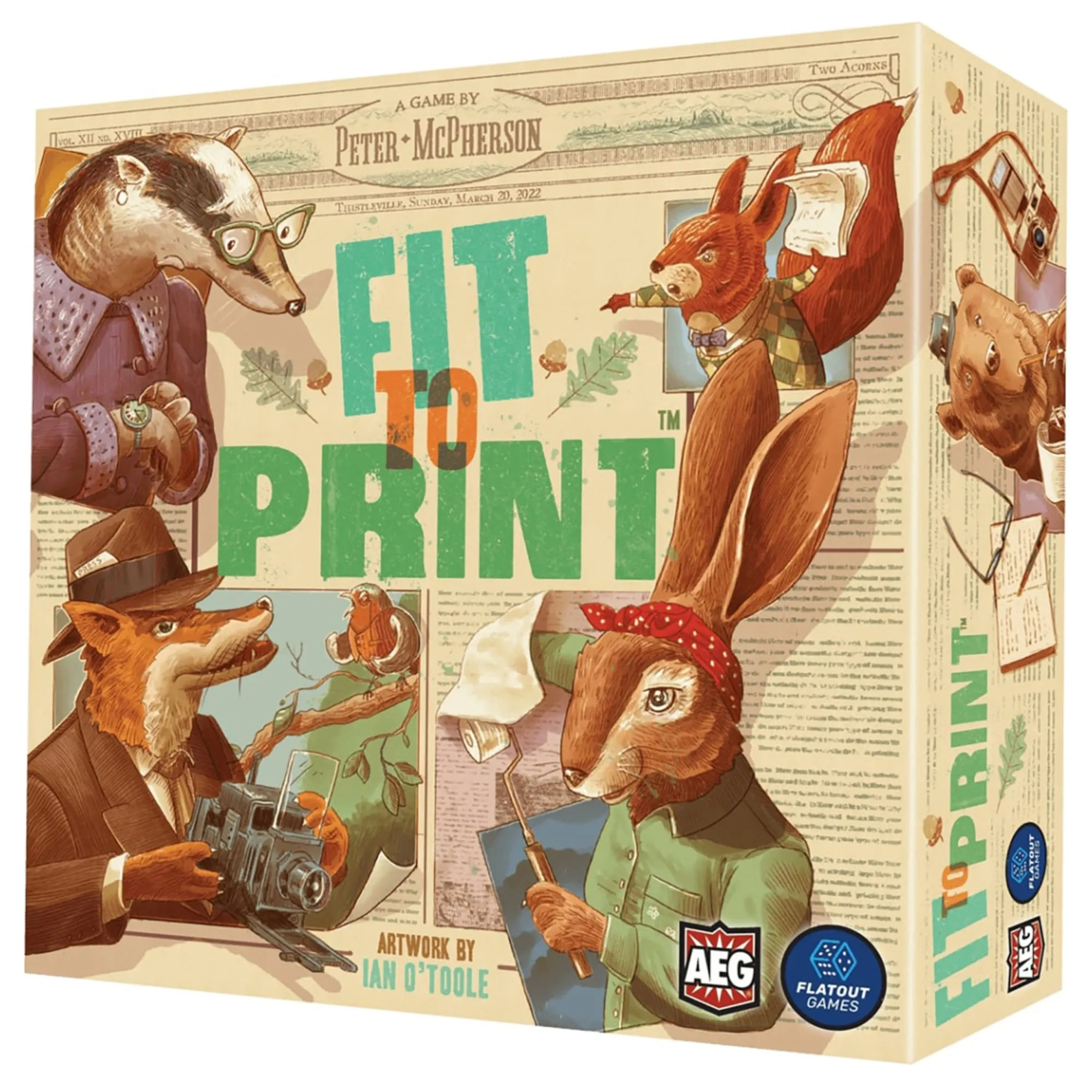 Fit to Print Deluxe Edition Board Game by Alderac Entertainment Group