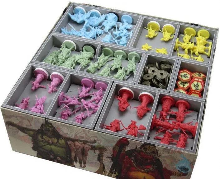 Folded Space Game Inserts Rising Sun