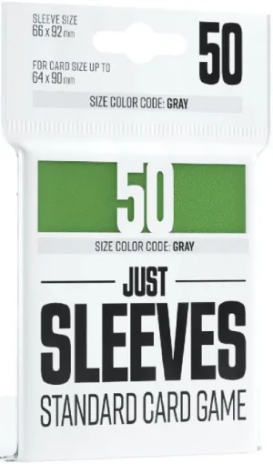 Gamegenic Just Sleeves Standard Card Game Green