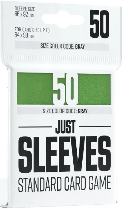 Gamegenic Just Sleeves Standard Card Game Green