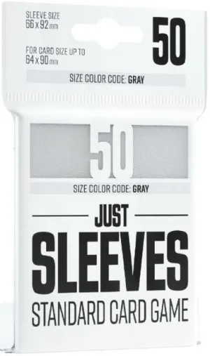 Gamegenic Just Sleeves Standard Card Game White