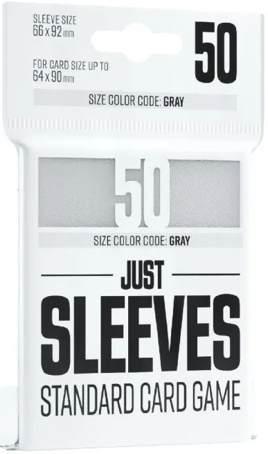 Gamegenic Just Sleeves Standard Card Game White