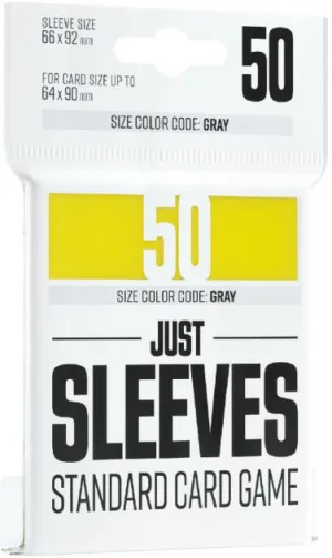 Gamegenic Just Sleeves Standard Card Game Yellow