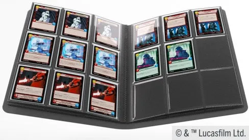 Gamegenic Star Wars Unlimited 18-Pocket Album Card Back Blue