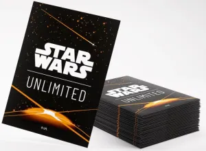 Gamegenic Star Wars Unlimited Art Sleeves - Card Back Orange