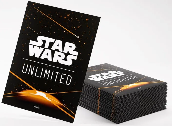 Gamegenic Star Wars Unlimited Art Sleeves - Card Back Orange