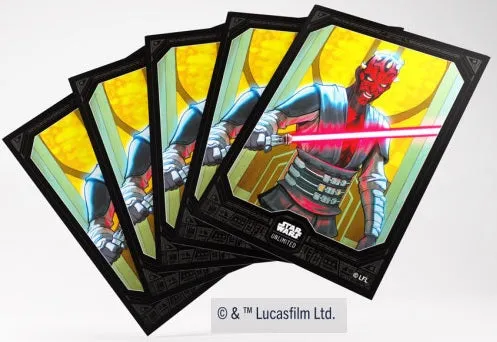 Gamegenic Star Wars Unlimited Art Sleeves Darth Maul