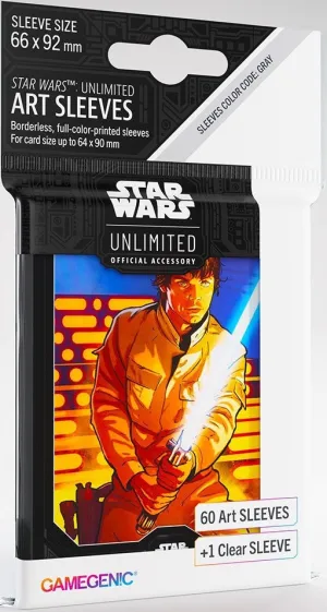 Gamegenic Star Wars Unlimited Art Sleeves Luke Skywalker