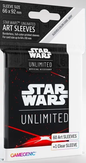 Gamegenic Star Wars Unlimited Art Sleeves Space Red