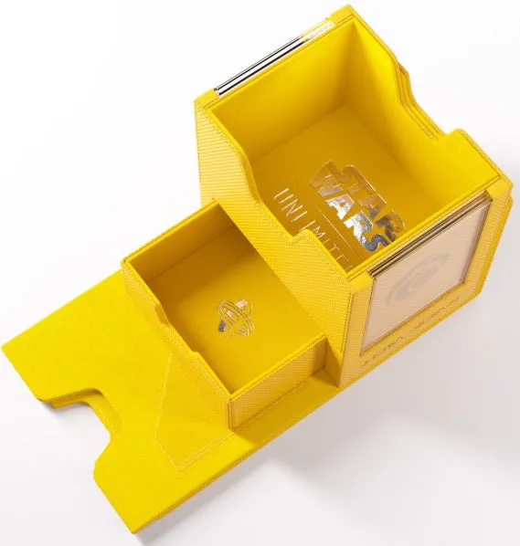 Gamegenic Star Wars Unlimited Twin Suns Deck Pod Yellow