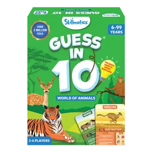 Guess in 10 World of Animals Educational Card Game