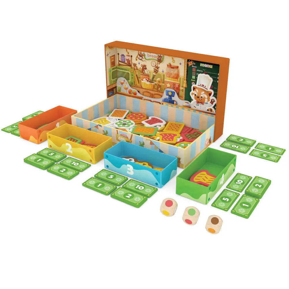 Hape Tasty Treats Raccoon Bakery Skills Board Game