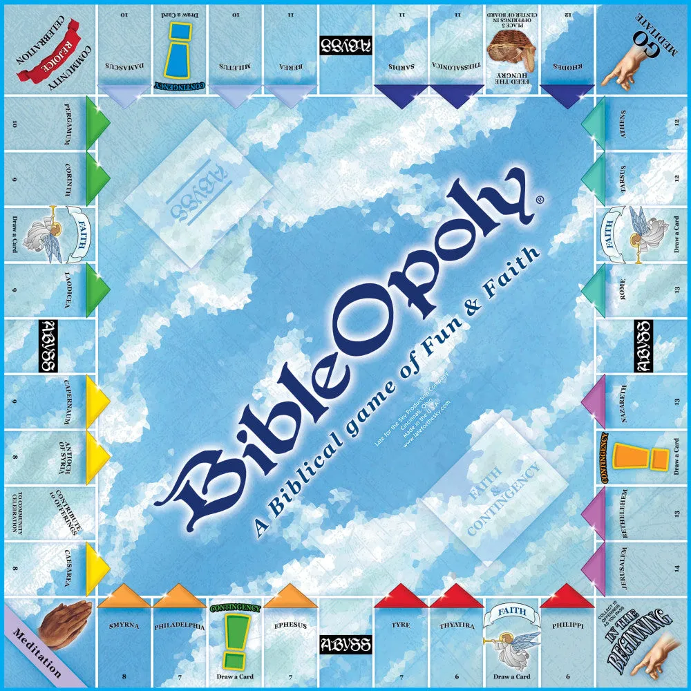 Late for the Sky Bible-Opoly Spiritual Journey Board Game