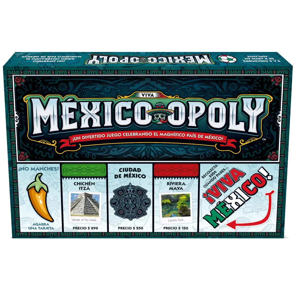 Late for the Sky Mexico-Opoly Spanish Edition Board Game