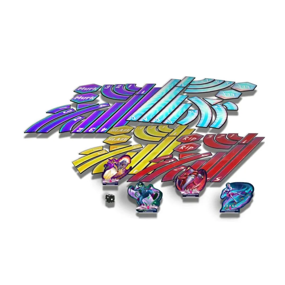 Lazer Ryderz 80's Retro Style Strategy Board Game