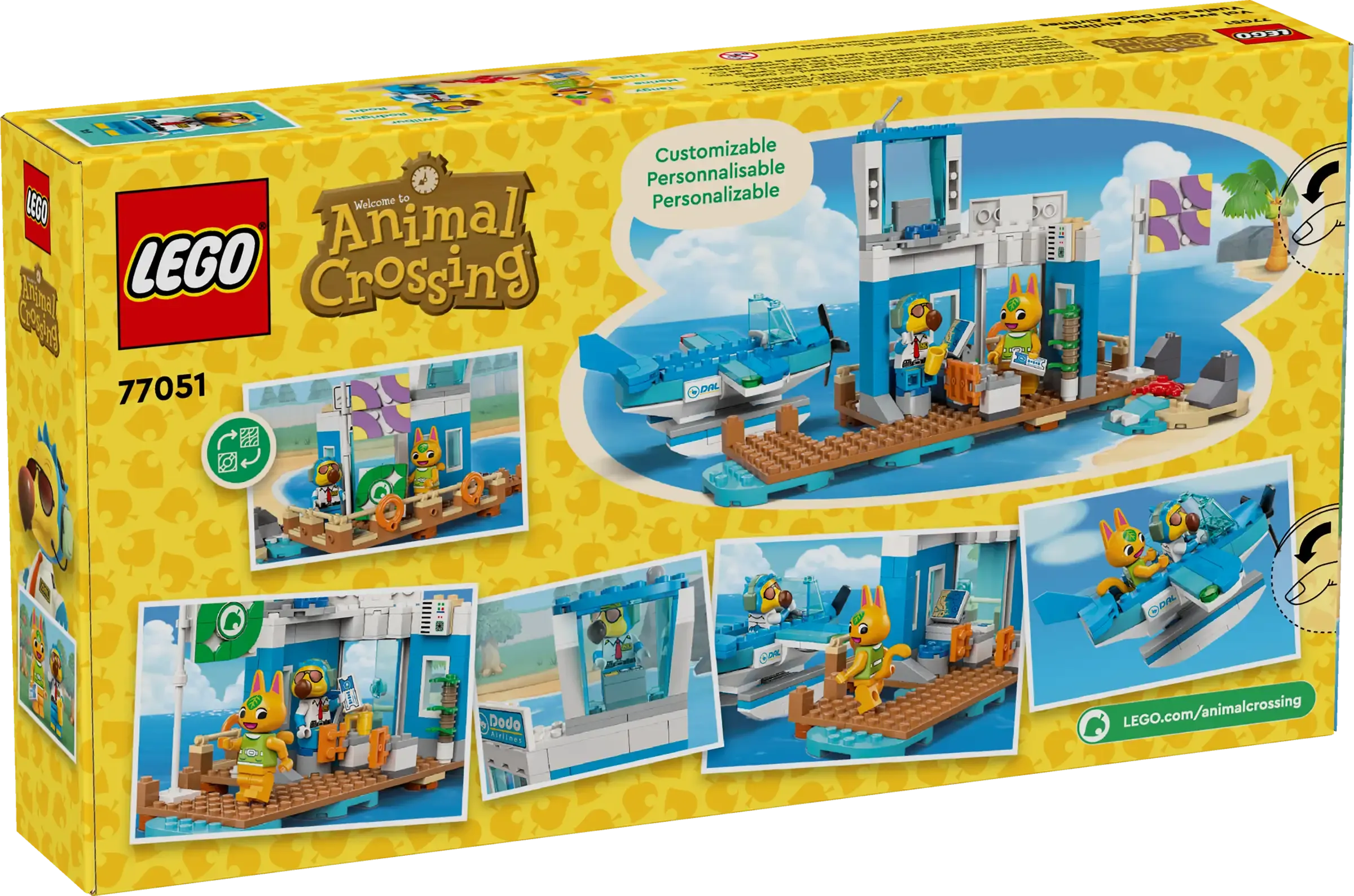 LEGO ANIMAL CROSSING 77051 Fly with Dodo Airlines