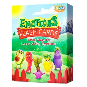 Lupash Games Emotions Therapy Flash Cards Game for Kids, Ages 5 