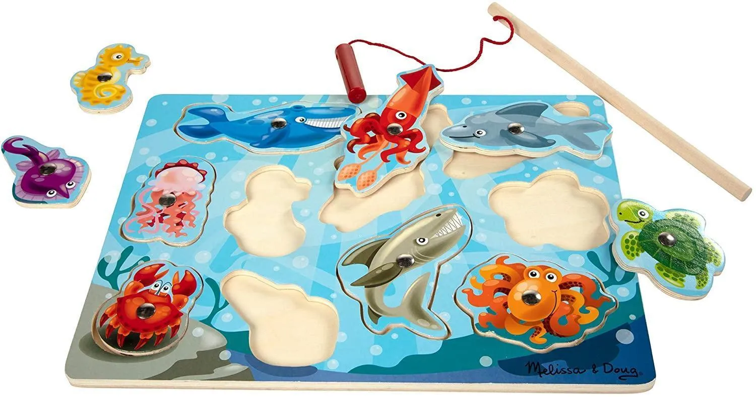 Melissa & Doug Fishing Magnetic Puzzle Game