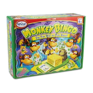 Monkey Bingo Family Board Game by Popular Playthings