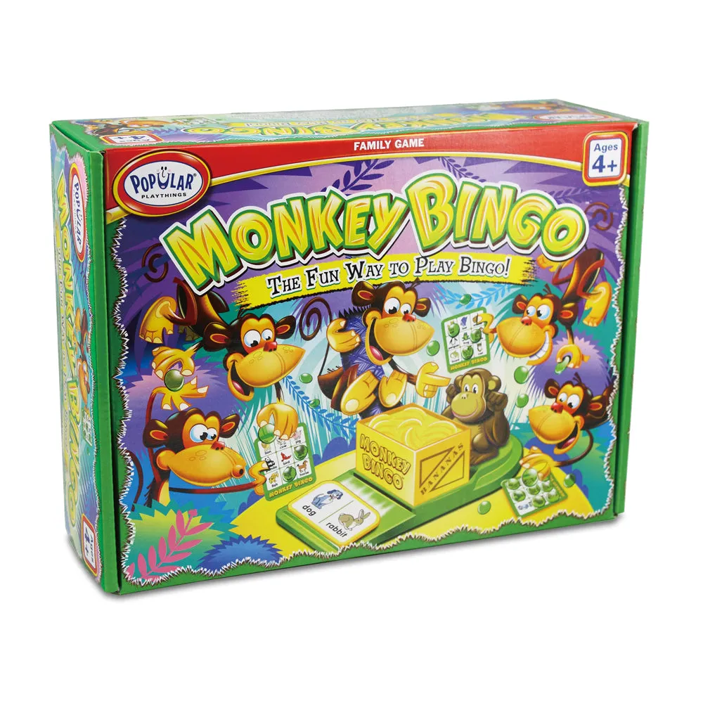 Monkey Bingo Family Board Game by Popular Playthings