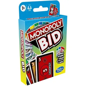 Monopoly Bid Card Game