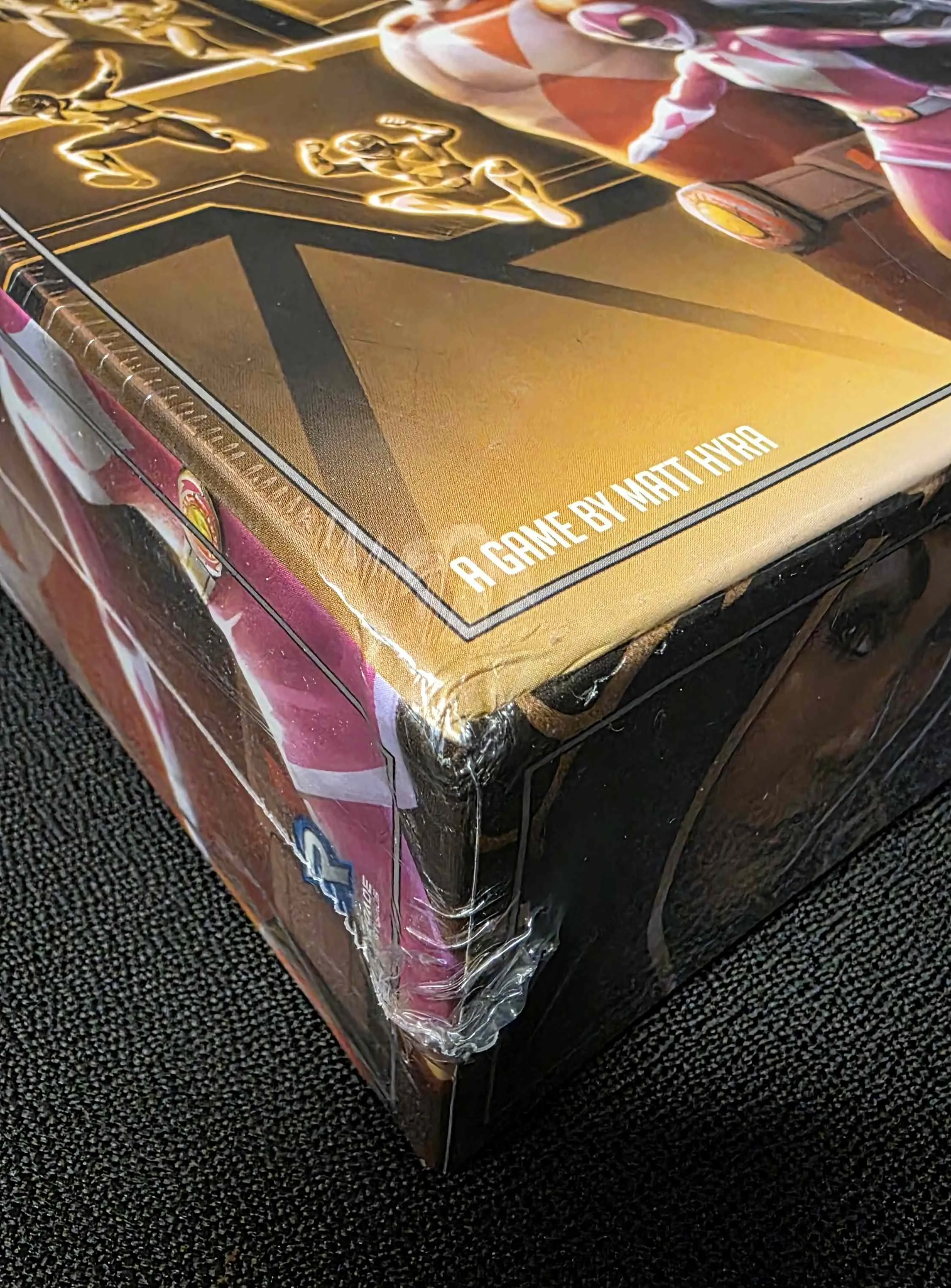Power Rangers Deck Building Game - damaged box