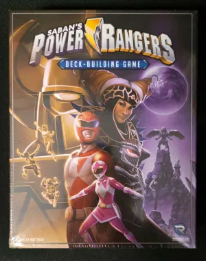 Power Rangers Deck Building Game - damaged box