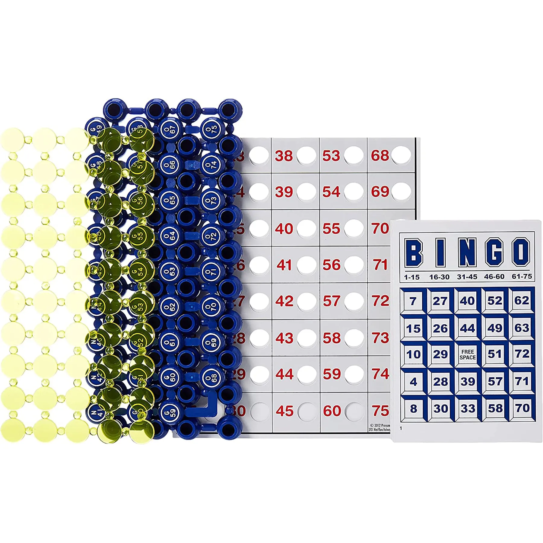Pressman Deluxe Cage Bingo Family Game Set