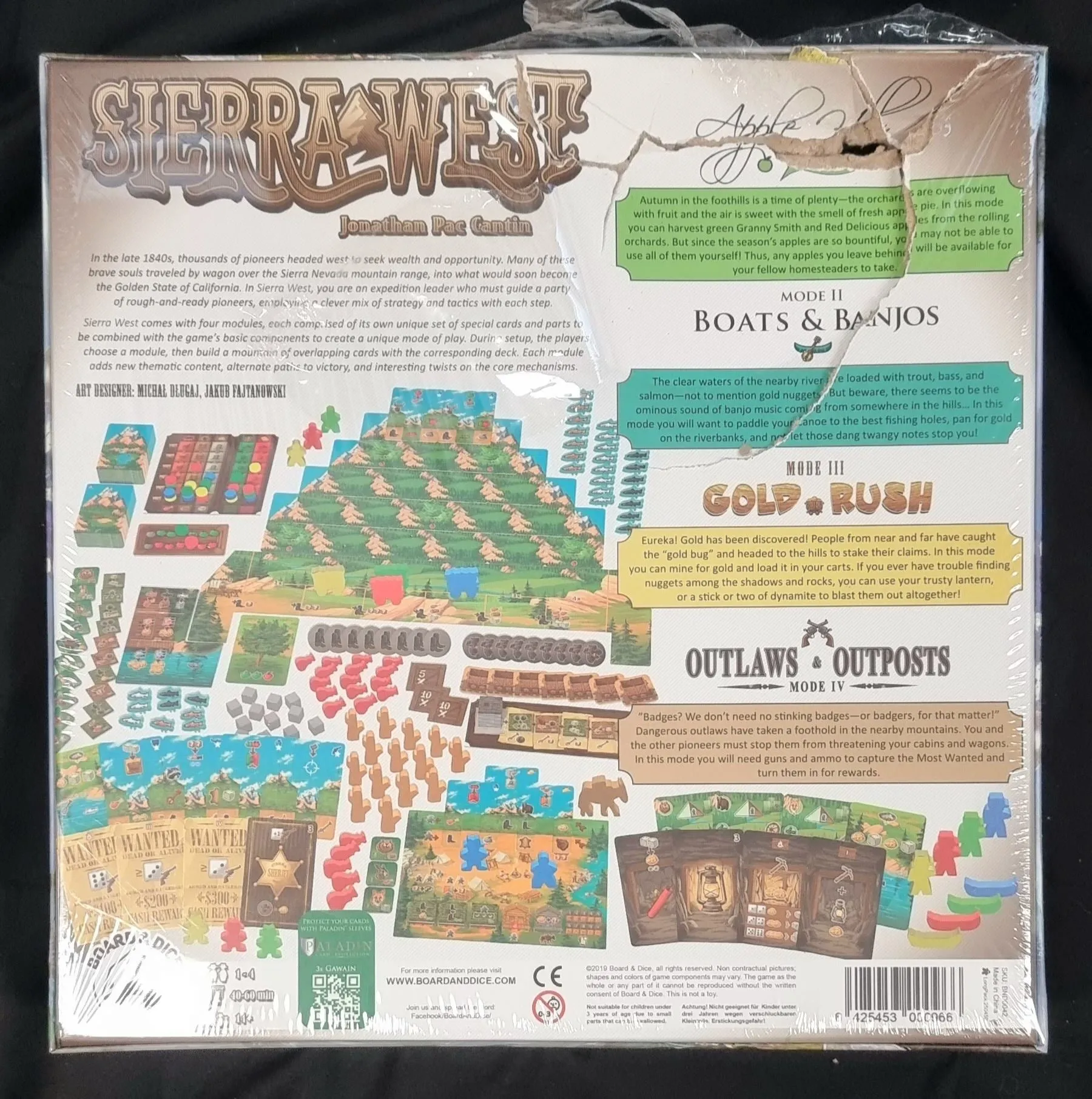 Sierra West - damaged box