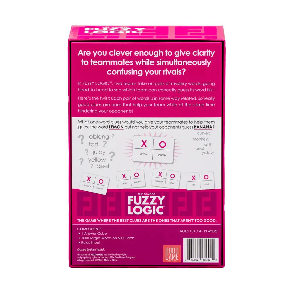The Game of Fuzzy Logic Strategic Word Challenge Board Game