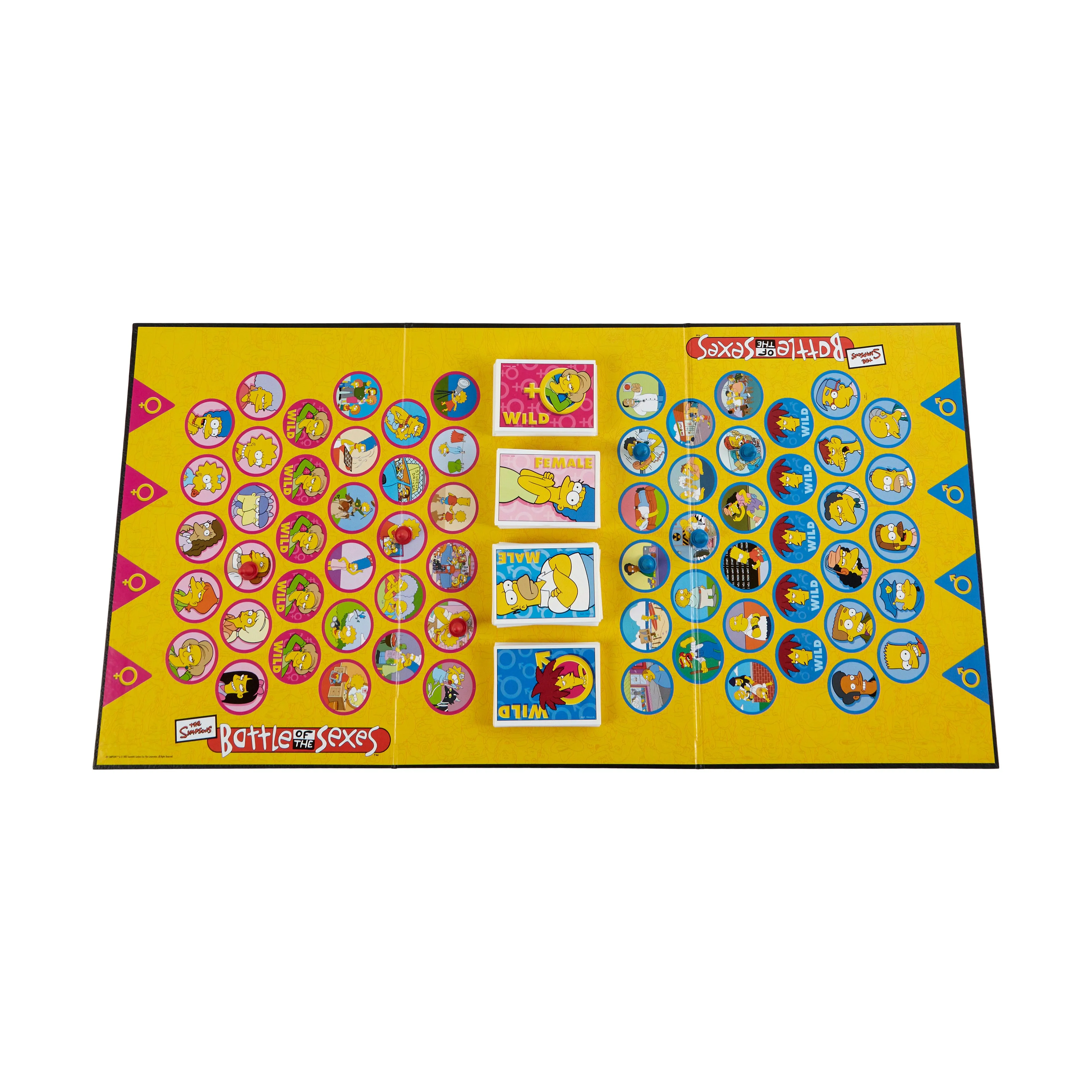 The Simpsons Battle of the Sexes Board Game