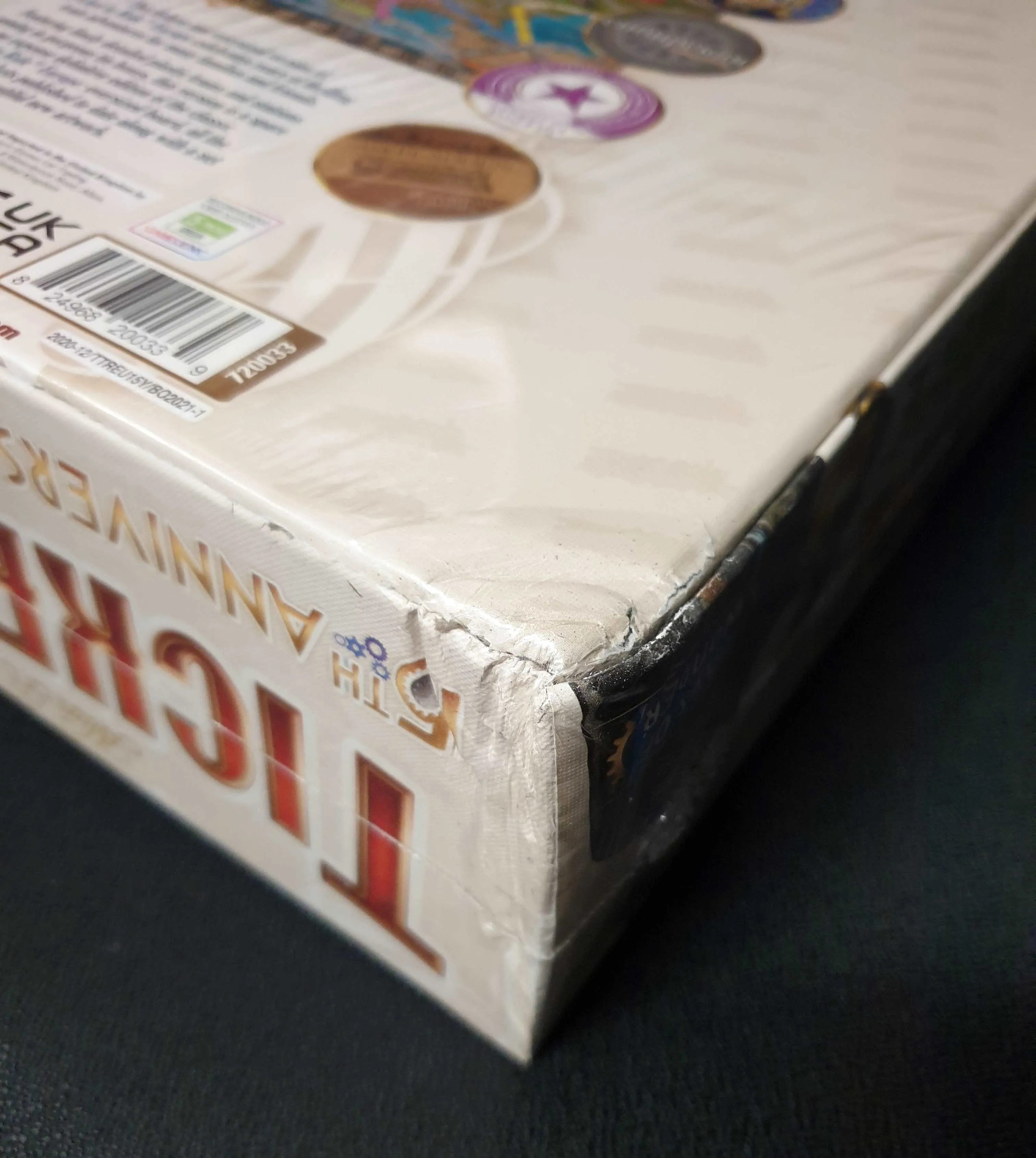Ticket to Ride Europe  15th Anniversary - damaged box