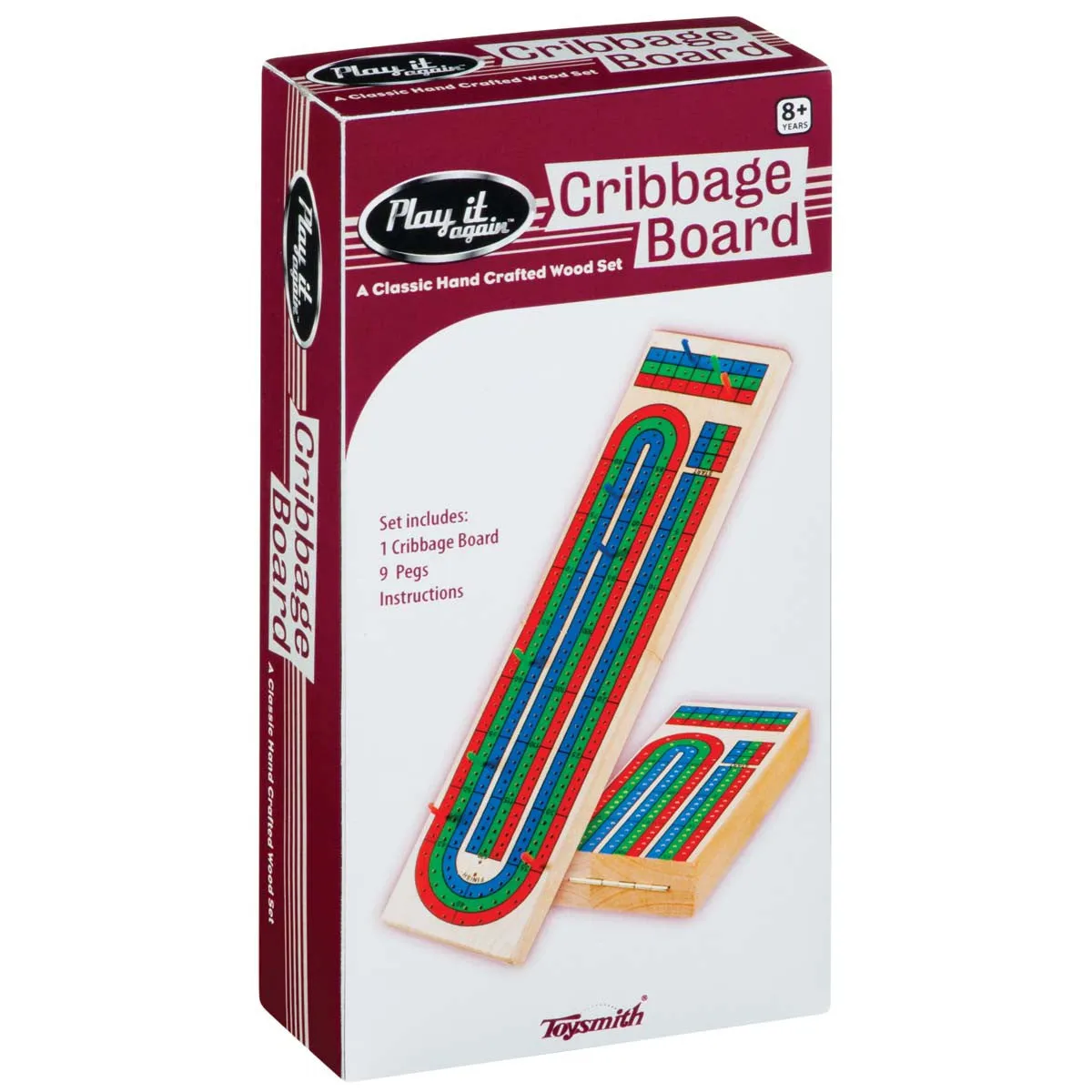 Toysmith Triple Track Cribbage Board