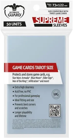 Ultimate Guard Supreme Sleeves for Tarot Cards (50)