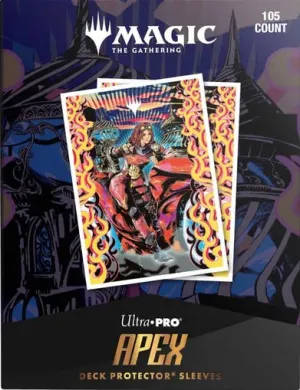 Ultra Pro Aetherdrift Chandra, Spark Hunter 105ct APEX Deck Protector Sleeves for Magic: The Gathering