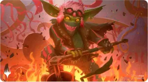 Ultra Pro Aetherdrift Redshift, Rocketeer Chief Playmat for Magic: The Gathering