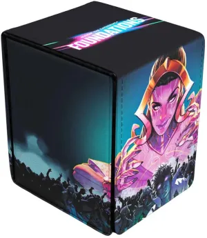 Ultra Pro Foundations Liliana Premium Alcove Flip Deck Box for Magic: The Gathering