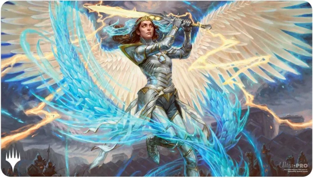 Ultra Pro Tarkir Dragonstorm Playmat: Elspeth, Storm Slayer Playmat for Magic: The Gathering