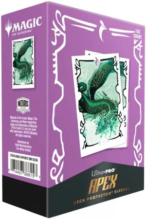 Ultra Pro Tarkir Dragonstorm Teval, Arbiter of Virtue 105ct APEX Deck Protector Sleeves for Magic: The Gathering